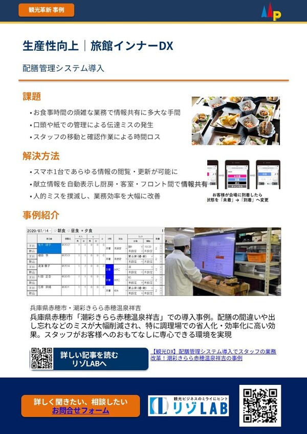 DX配膳管理_祥吉事例