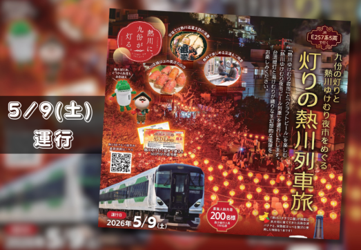 灯りの熱川列車旅