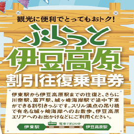 ぷらっと伊豆高原　割引往復乗車券