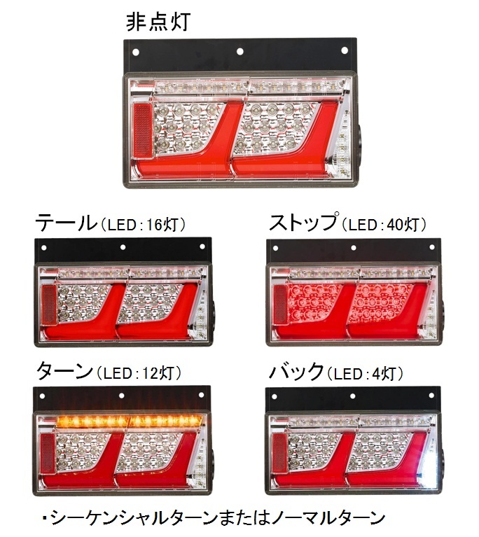 【新品】小糸LEDテールランプ　ノーマルターン　右用　未使用