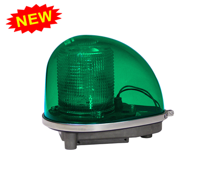  【LED】 緑色丸型警光灯 2N型