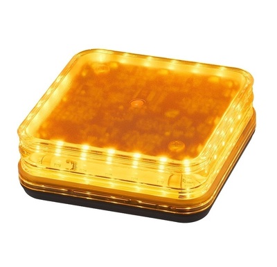  【LED】 角型警光灯 K型 ボルト直付けタイプ