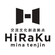 つながるひろば(HiRaKu mina tenjin) ロゴ