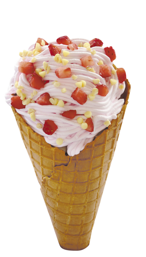 季節のフルーツソフト いちごモンブラン🍓