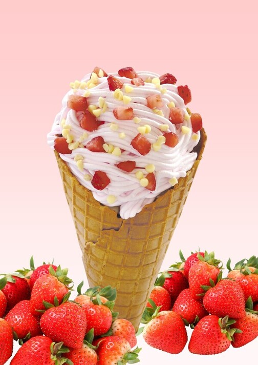 ぱふぇそふといちごモンブラン🍓