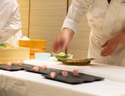職人が目前で握ります! ライブにぎり寿し会席プラン