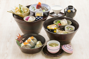【5つの小 対応】個人盛り和膳と選べる釜めし 90分スリードリンク会食プラン