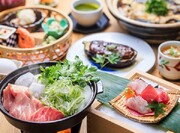 ◆秋プラン◆天然南鮪中トロと海老芋のすき焼きと駿河湾海の幸の秋のなすび会席 二鷹