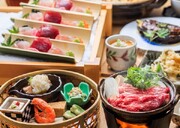 ◆秋プラン◆国産牛と秋野菜のすき焼き小鍋と駿河湾海の幸の秋のなすび会席 一富士