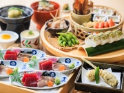 ◆夏プラン◆駿河湾海の幸と鴨茄子饅頭の 飲み放題付き夏の大皿宴席プラン