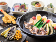 極上出汁の旨味たっぷりおでん、旬彩天ぷら 地魚を味わうコース