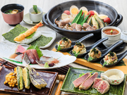 天然南鮪中トロと地魚のお造りと贅沢な季節を堪能するコース