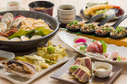 天然南鮪中トロの天ぷらにお造りと贅沢な季節を堪能するコース