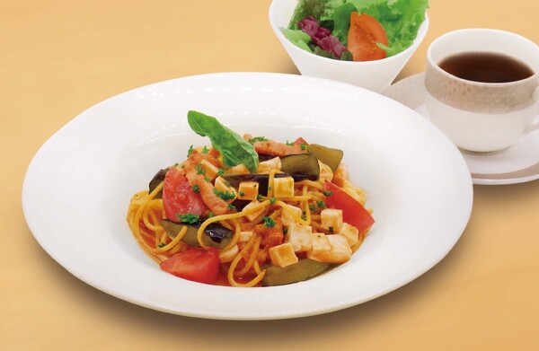 茄子とモッツアレラチーズのスパゲティシチリアーナ [ドリンクセット]
