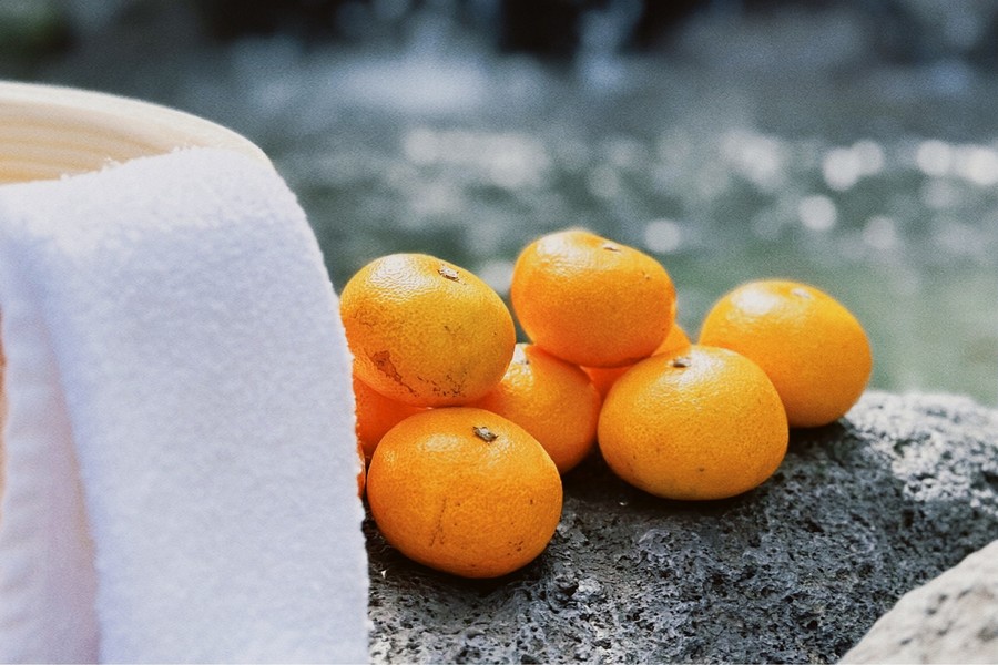 SDGｓな変わり風呂「みかんの湯」　身体はポカポカ、お肌はツルツル！協力：JAかながわ西湘